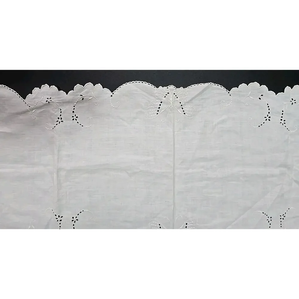 Vintage 1940'S Hand Embroidered Lot os 2 42